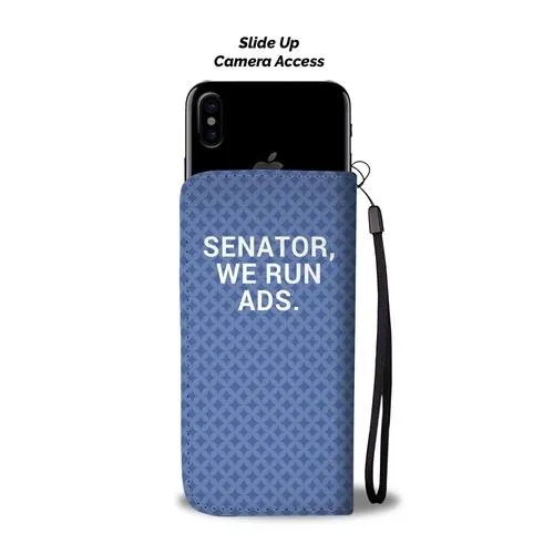 We Run Ads 3 Wallet Phone Case w/ RFID Blocker