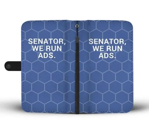 We Run Ads 4 Wallet Phone Case w/ RFID Blocker