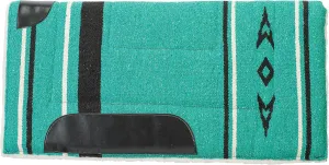 Weaver Equine Straight Acrylic Horse Saddle Pad, Shock Absorbing Western Saddle Pad for Protection, Durable Equine Supplies