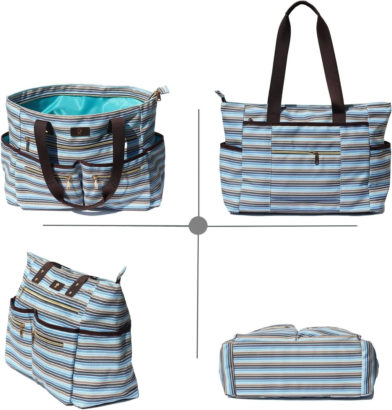 Weekender Bag Carry On Bag Overnight Tote Travel Duffle with 13 Pockets for Travel,Work，Gym,Beach,Teacher,Nurse