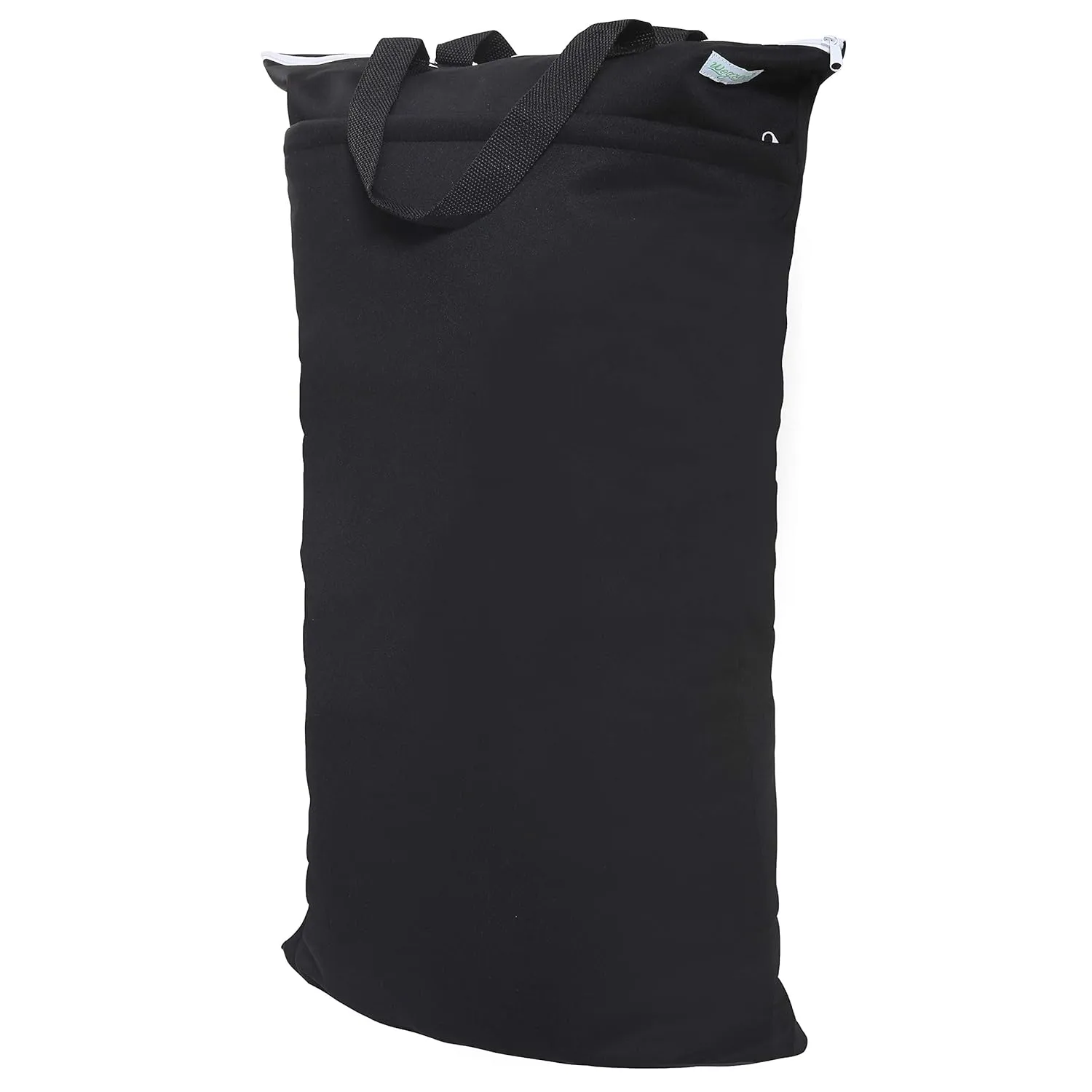 wegreeco Large Reusable Hanging Wet Dry Cloth Diaper Bag (Black)