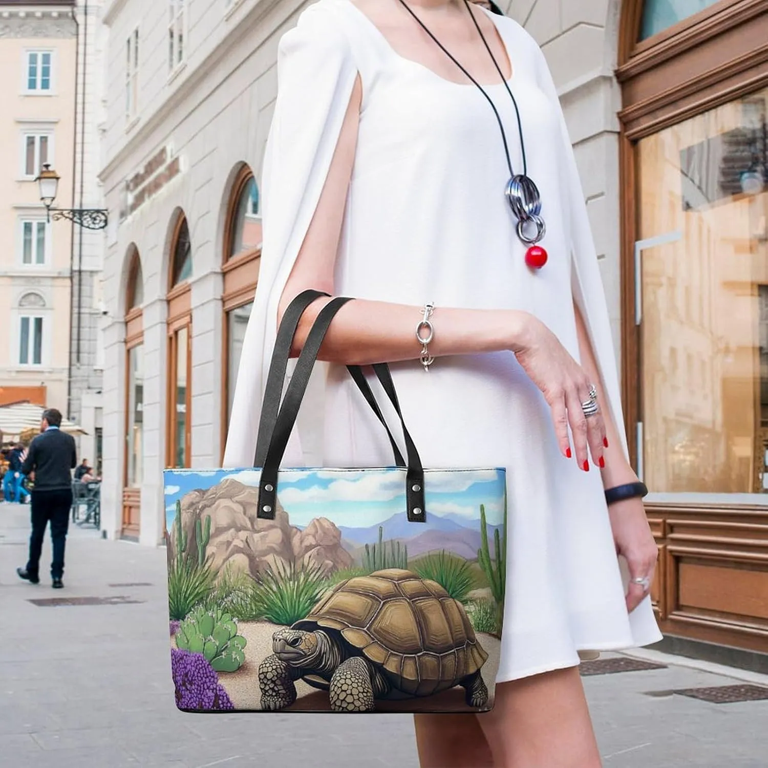 Women Fashion Large Tote Shoulder Handbag Travel Shoulder Bag