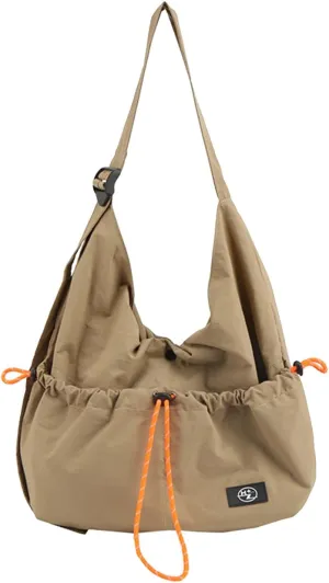Women Nylon Shoulder Bag Waterproof Crossbody Bag Casual Handbag Lightweight Messenger Bag Top Handle Bag