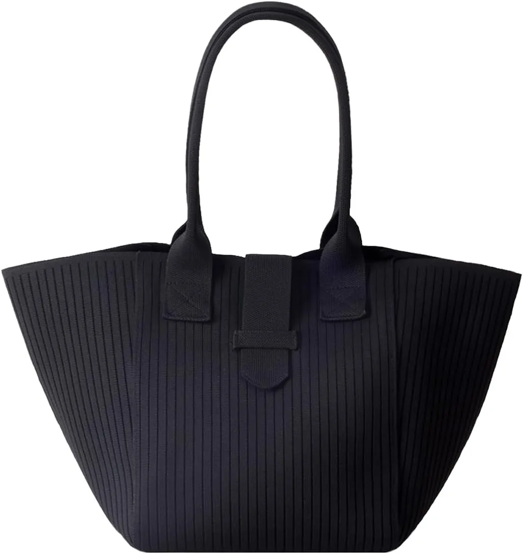 Women Tote Bag Lightweight Top Handle Bag Washable Shoulder Tote Handbag With Snap