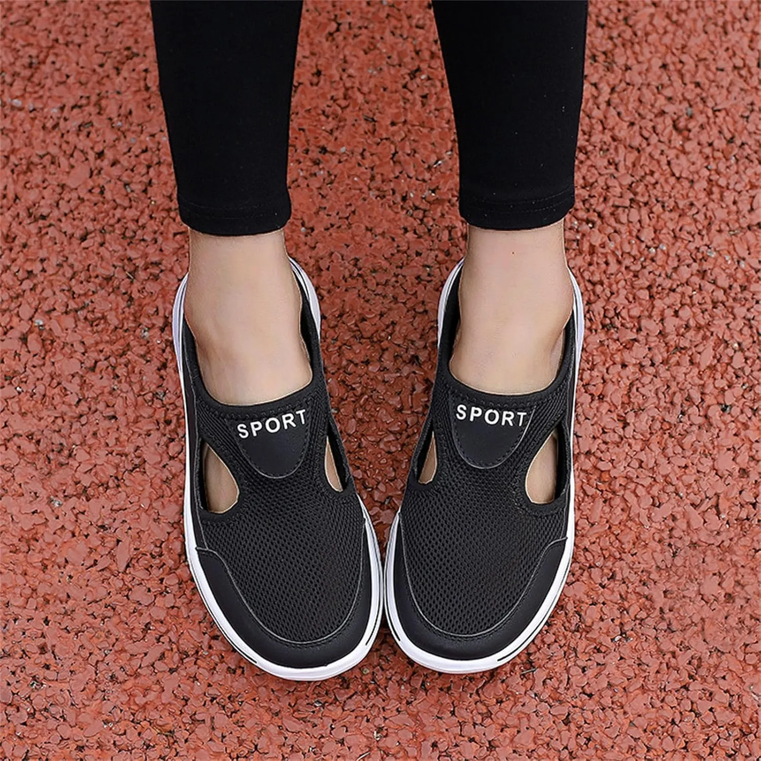 Women's Mules & Clogs Orthopedic Diabetic Mules Lightweight Open Back Shoes Comfort Closed Toe Walking Slides Casual Unisex Slippers Breathable Anti-Skid Sole Shoes