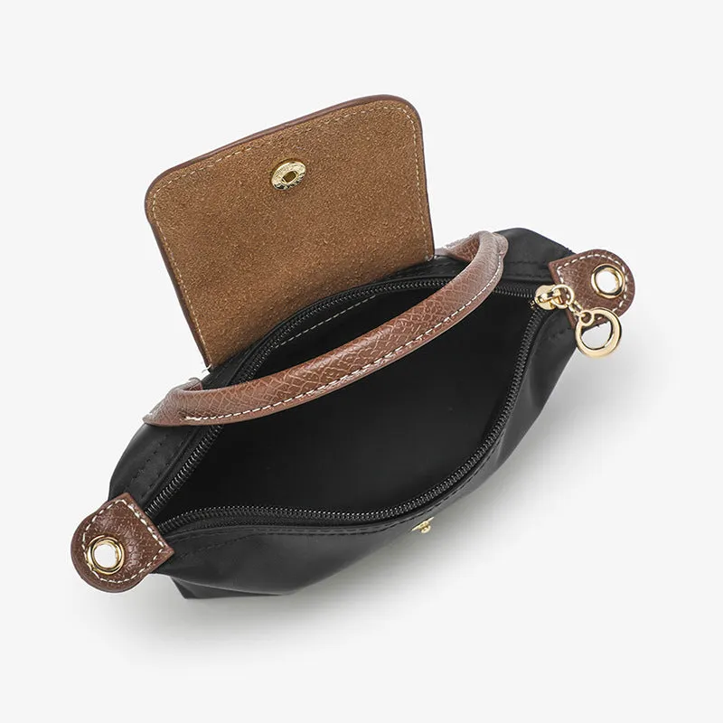 Women's Popular Nylon Cloth Design Texture Portable Bags