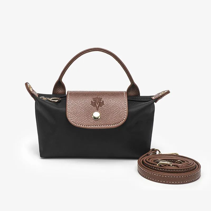 Women's Popular Nylon Cloth Design Texture Portable Bags