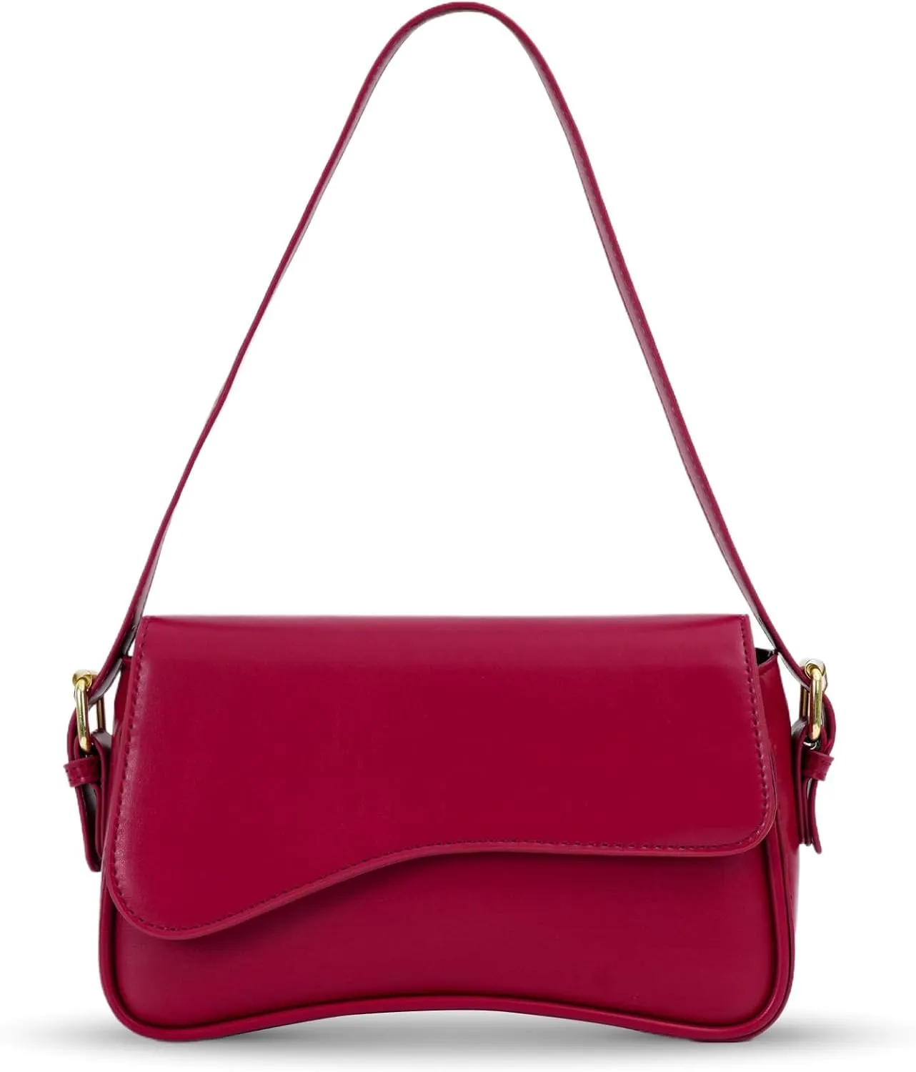 Women's Vegan Leather Shoulder Bag Trendy Purse Hobo Handbags Clutch Crossbody Bag for Daily Use Work Travel Shopping