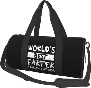 Worlds Best Farter I Mean Father Duffel Bag Gym Bag Travel Sports Tote Large Foldable Beach Swim Yoga8