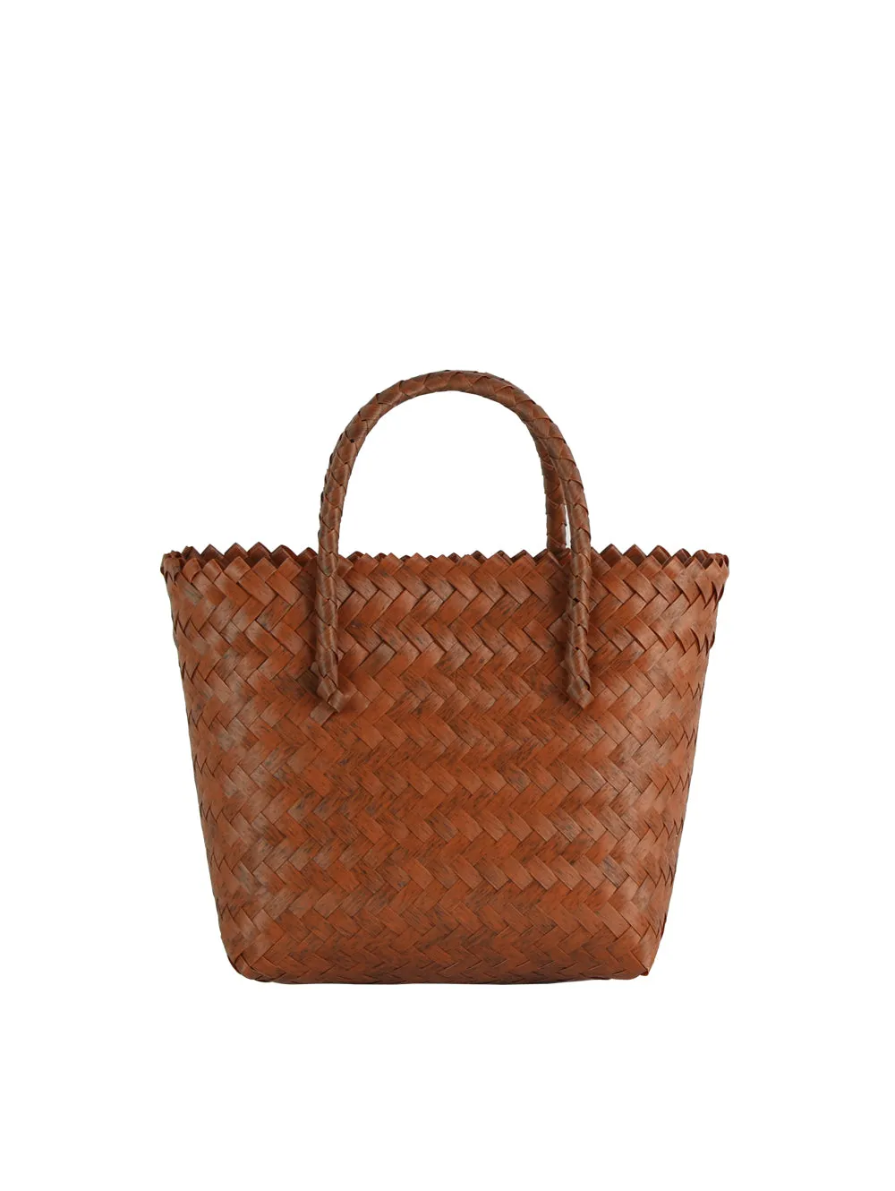 Woven Handle Woven Tote Bag