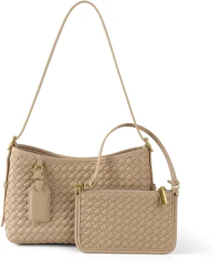 Woven Tote Bag for Women Handbags for Women Purses for Ladies Fashion Shoulder Top-handle Bag All-Match Underarm Bag