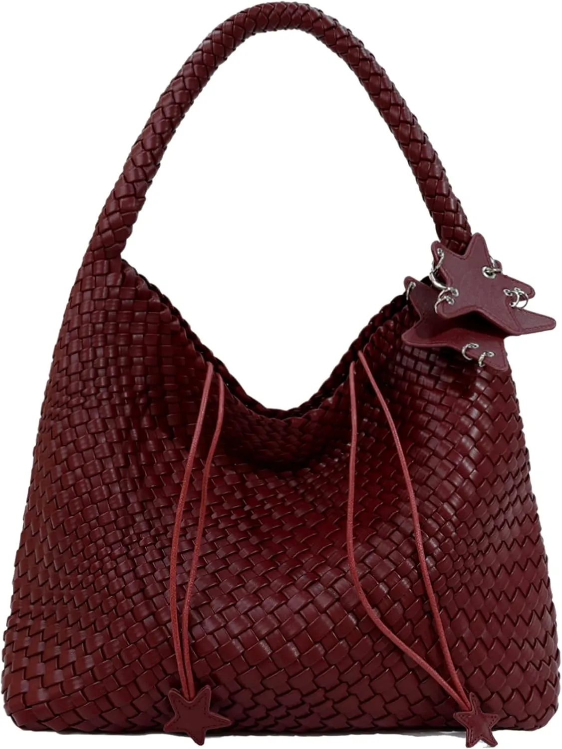 Woven Tote Bag for Women, Shoulder Handbags, Beach Hobo, Handwoven Satchel Underarm Bag, Top-Handle Bag With Purses