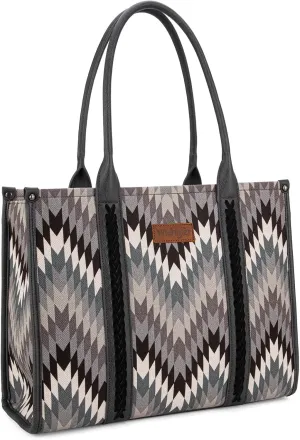 Wrangler Aztec Tote Bag for Women Western Top Handle Handbags and Purses