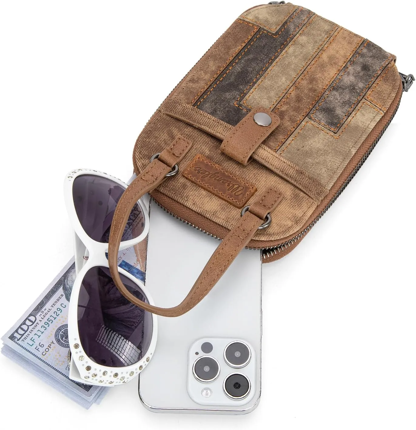 Wrangler Mini Cellphone Purse Crossbody Phone Bag for Women