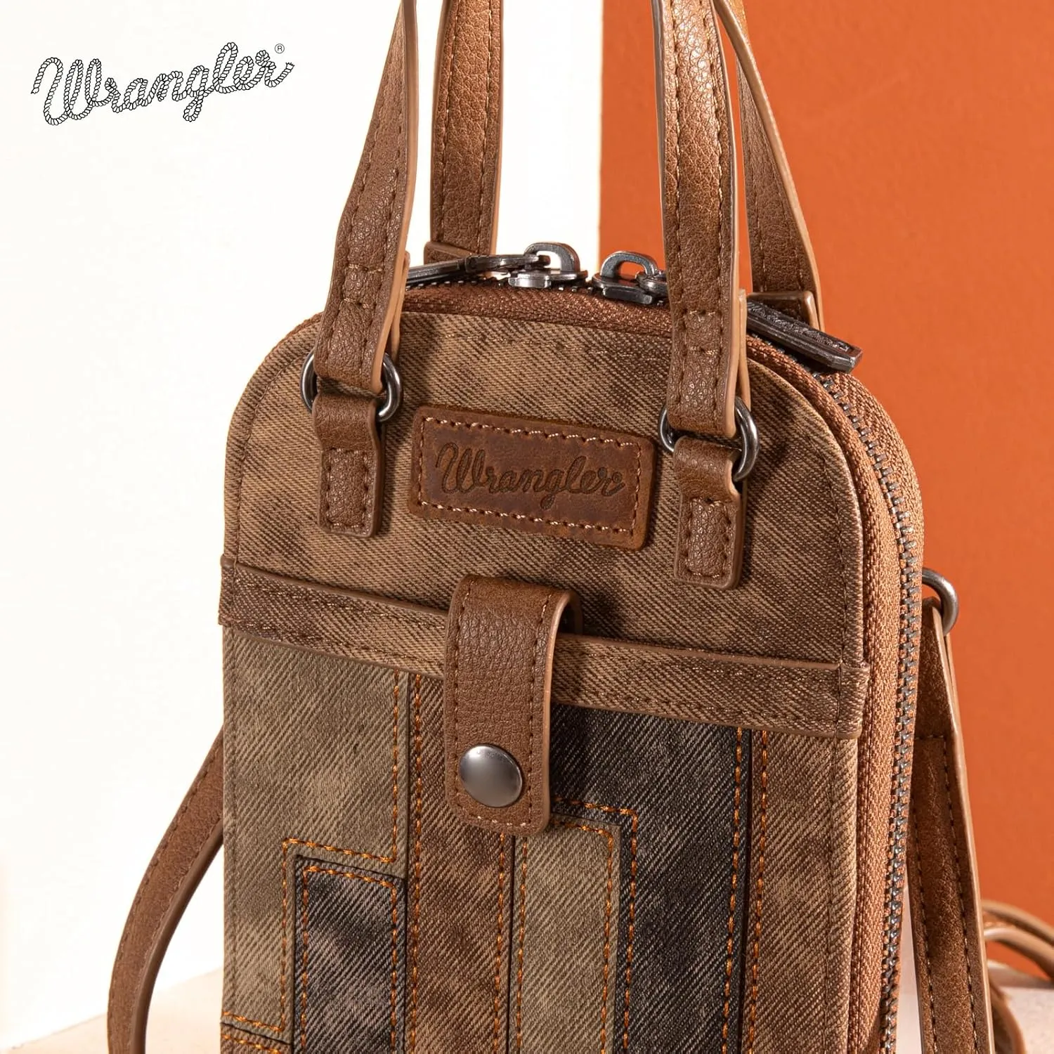 Wrangler Mini Cellphone Purse Crossbody Phone Bag for Women