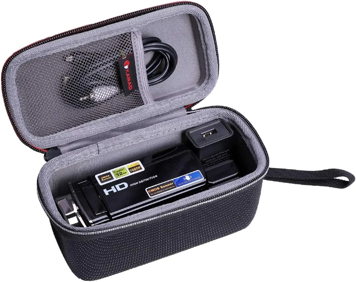XANAD Hard Case for Kicteck Video Camera or Sony HDR CX675 Camcorder Digital YouTube Vlogging Camera Recorder