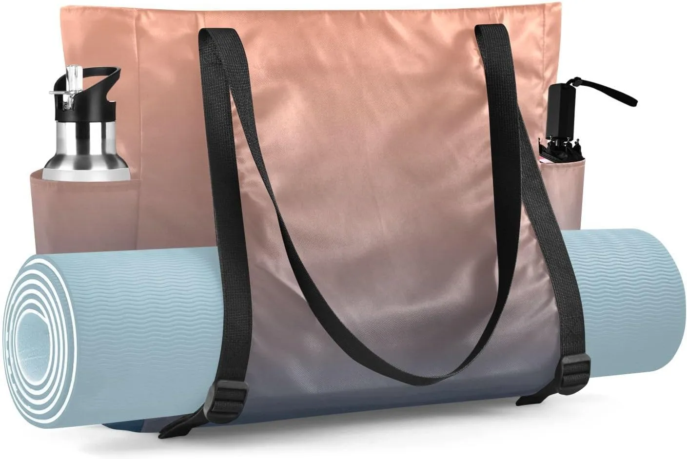 Yoga Mat Bag for Women Adjustable Yoga Bags with Pockets