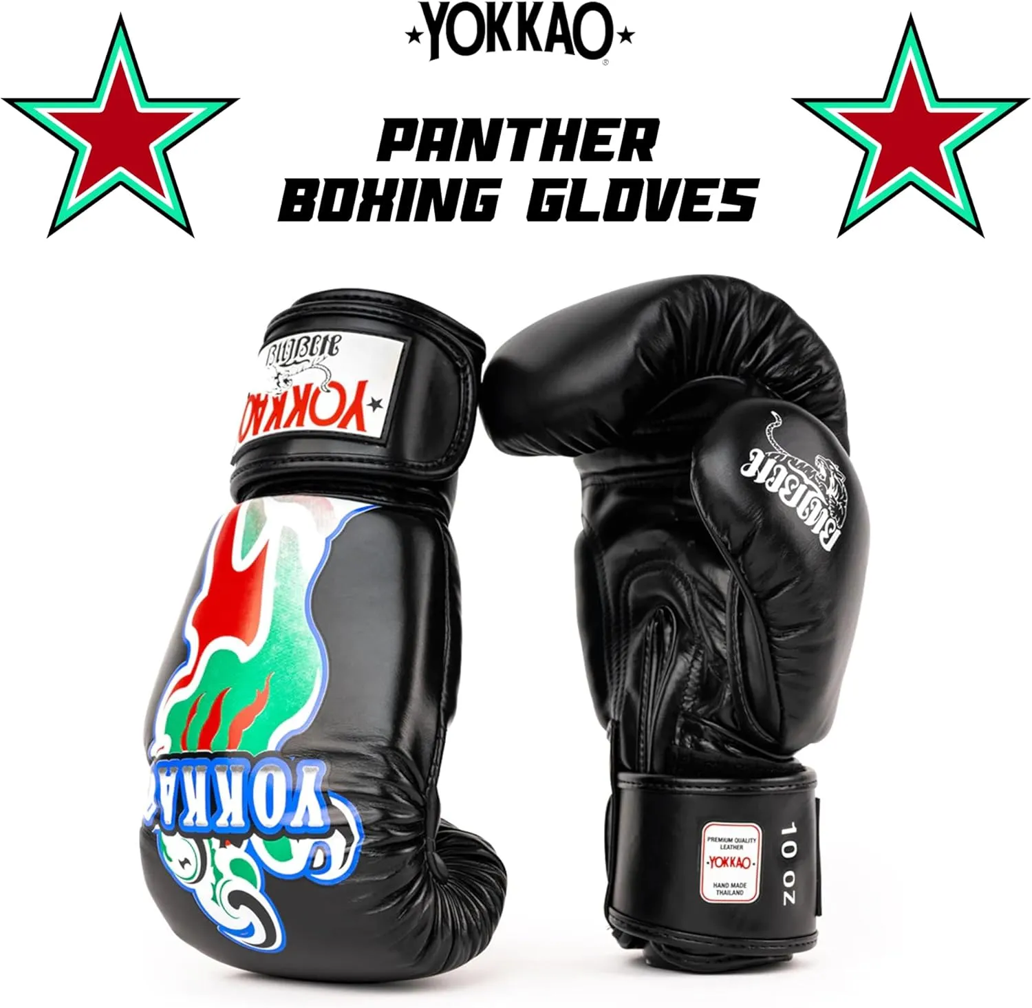 YOKKAO Design Breathable Muay Thai Boxing Glove | Premium Leather Training and Sparring Gloves for Men and Women | Winning Boxing Gloves | Punching Glove