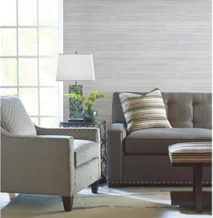 York Wallcoverings PSW1281RL Blue Cattail Weave Peel and Stick Wallpaper