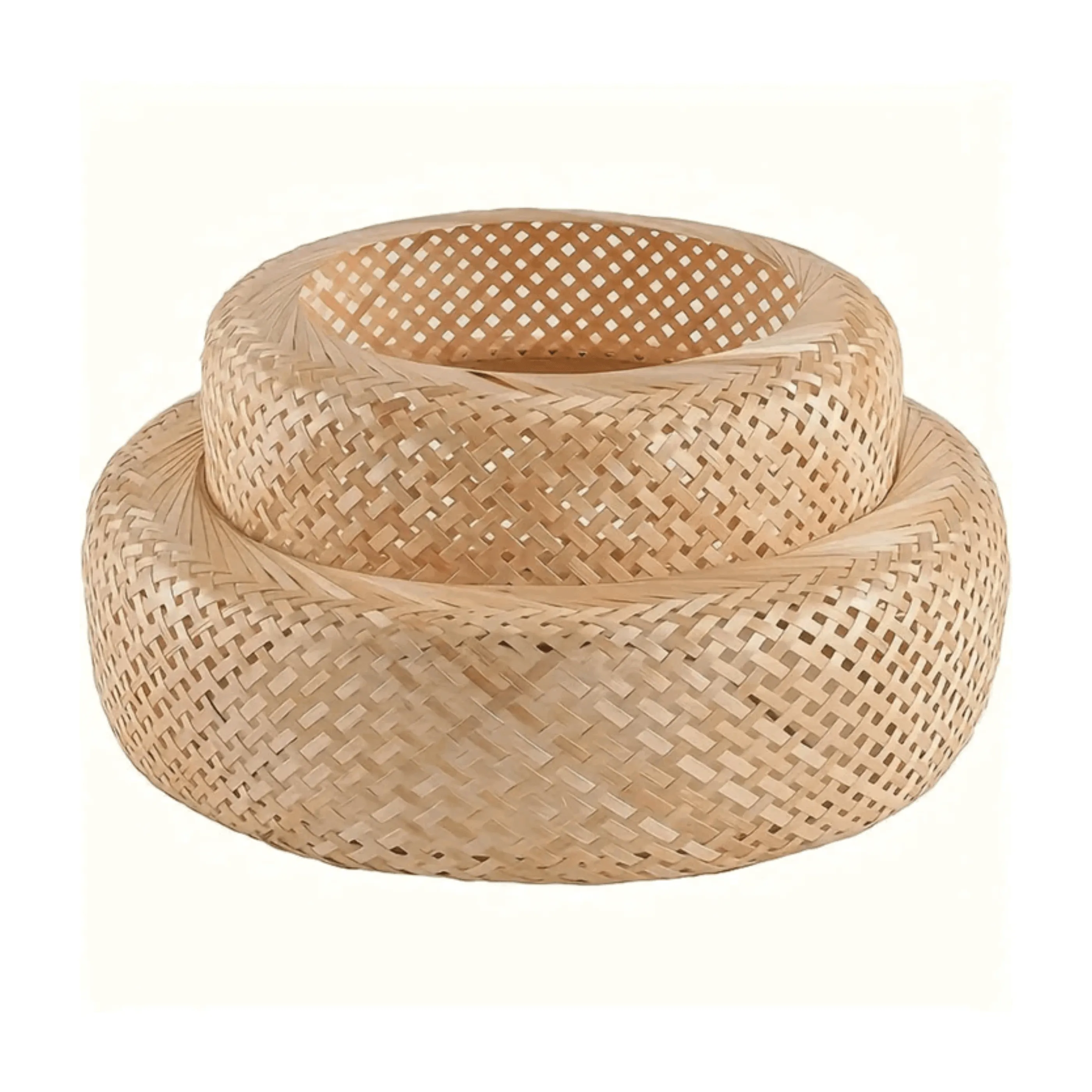 Zen-Chic Bamboo Ambiance: Handcrafted Wireless Bamboo Lampshade