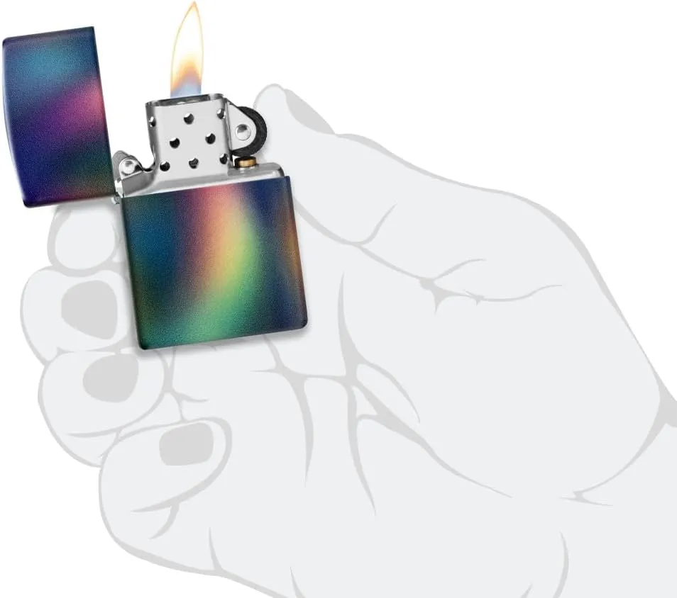 Zippo Prismatic Design 540 Matte Pocket Lighter