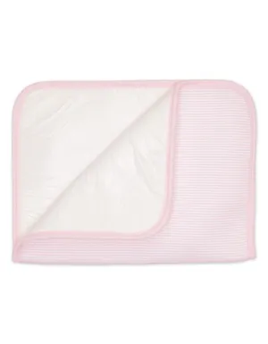 Zubaida's Changing Sheet Striped - Pink Floral Theme