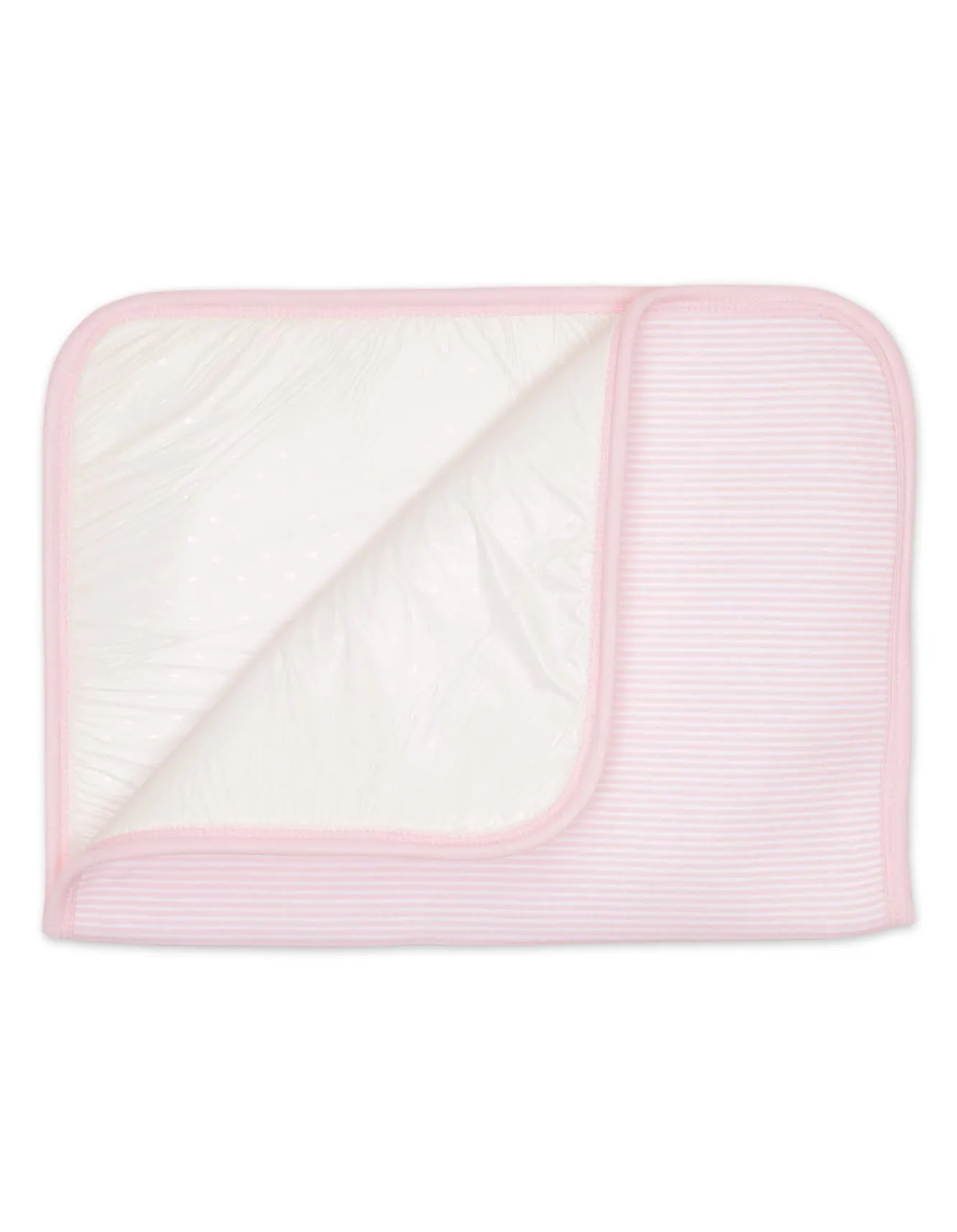 Zubaida's Changing Sheet Striped - Pink Floral Theme